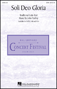 cover Soli Deo Gloria SATB choral sheet music cover